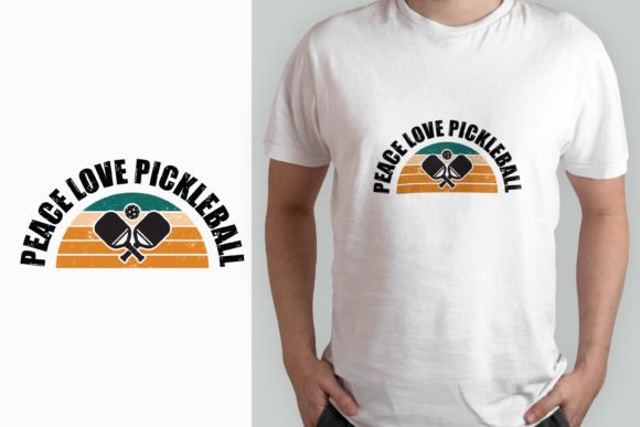 Download Peace Love Pickleball T-shirt Design - Premium Resources