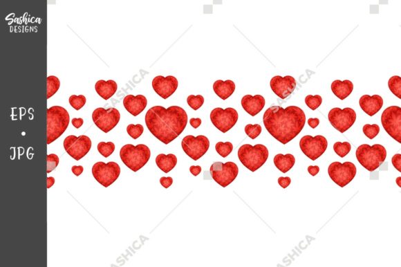 Download Red Heart with Pot Leaves Pattern Border - Red Collection