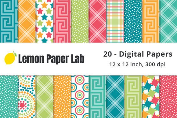 Download Tropical Digital Scrapbook Paper - Tropical Collection