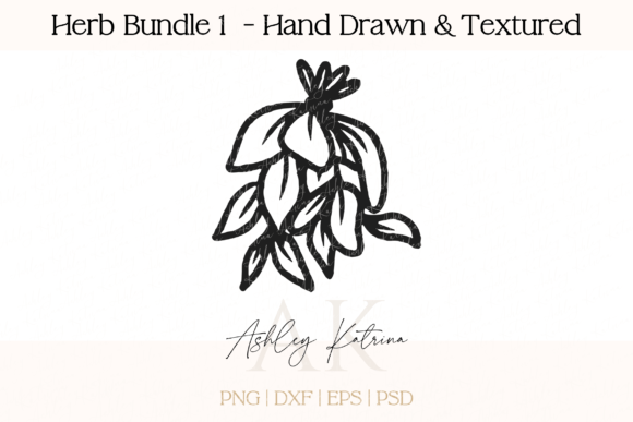 Download Herb Bundle 1 - Hand Drawn &amp; Textured - Red Collection