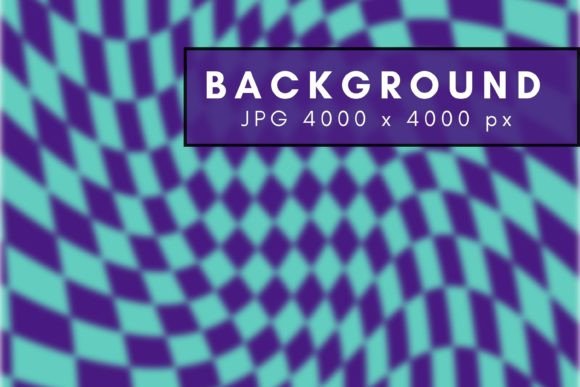 Download Blue Checkered Retro Groovy Background - Red Collection