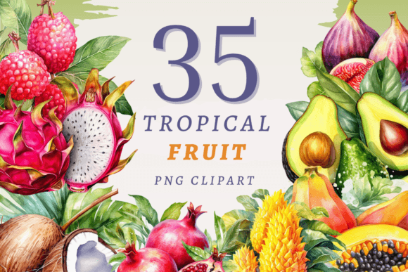 Download Tropical Fruit PNG Bundle - Tropical Collection