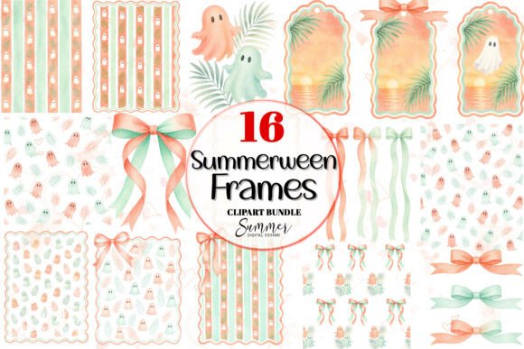 Download Summerween PNG Tropical Coral Mint Ghost - Coral Collection